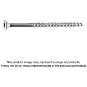 Simpson Strong-Tie T12600WP5 Strong-Drive DWP WOOD SS Screw,  #12 x 6-in. T27, Flat Head, Type 316, 5-lb.