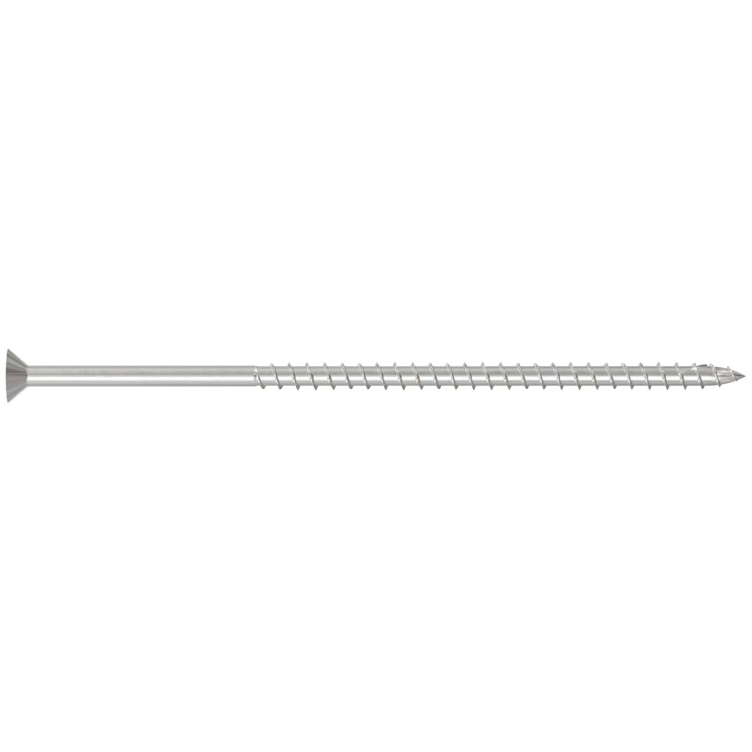 Simpson Strong-Tie T12600WP5 Strong-Drive DWP WOOD SS Screw,  #12 x 6-in. T27, Flat Head, Type 316, 5-lb.