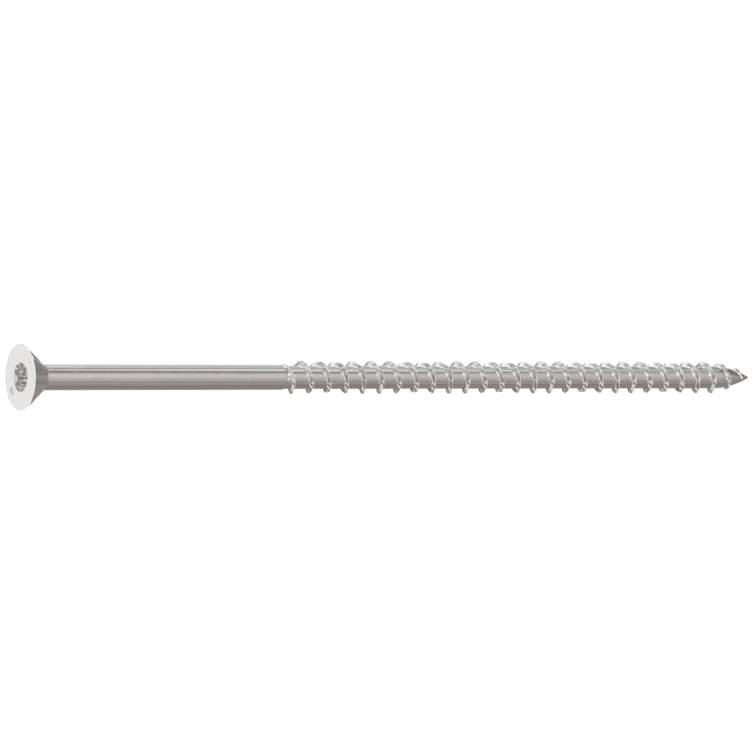 Simpson Strong-Tie T12600WP5 Strong-Drive DWP WOOD SS Screw,  #12 x 6-in. T27, Flat Head, Type 316, 5-lb.
