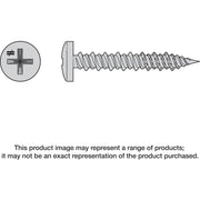 Simpson Strong-Tie T12J150PX-RP8 Marine Screw, Pan Head,  #12 x 1-1/2-in. #3 Phillips Drive, Type 316, 8-Pack