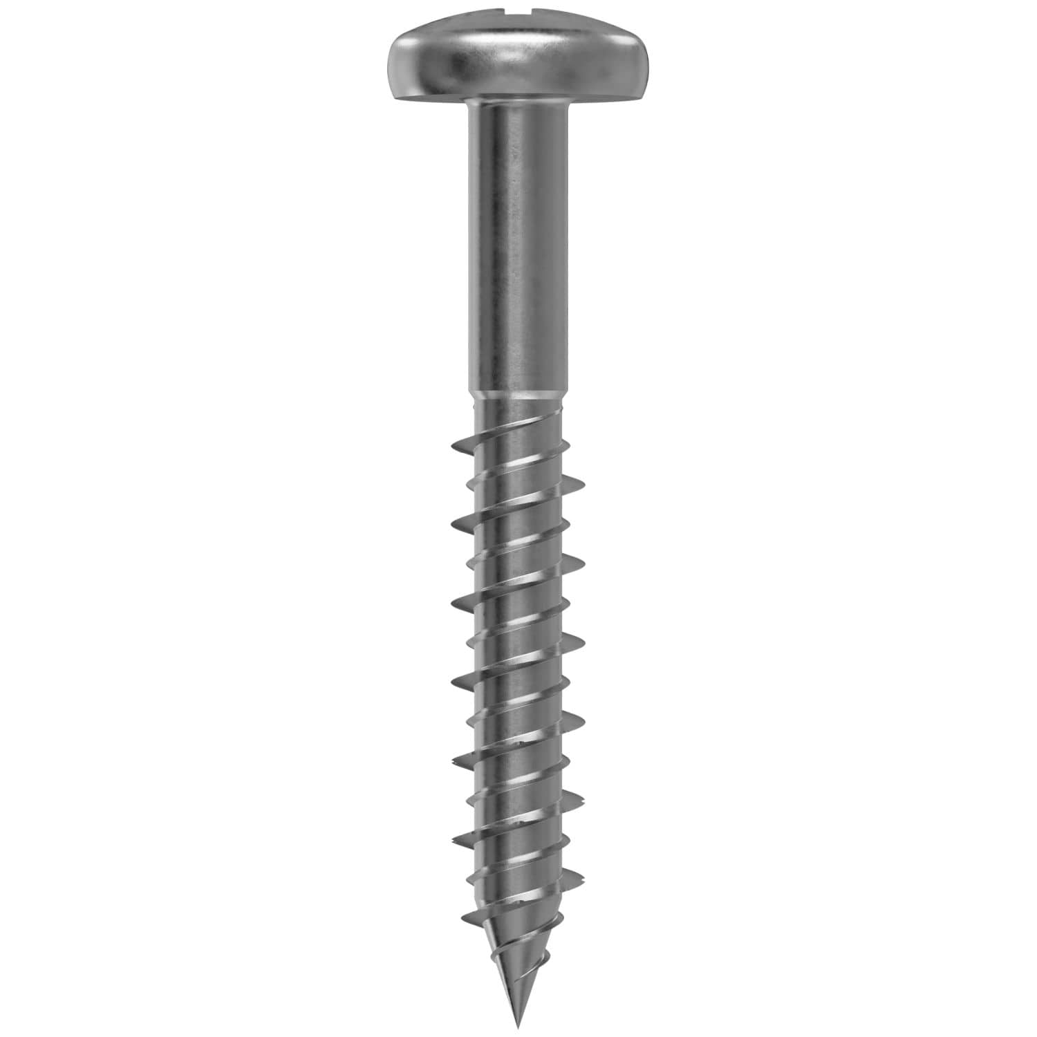 Simpson Strong-Tie T12J150PXC Marine Screw, Pan Head,  #12 x 1-1/2-in. #3 Phillips Drive, Type 316, 100-Pack