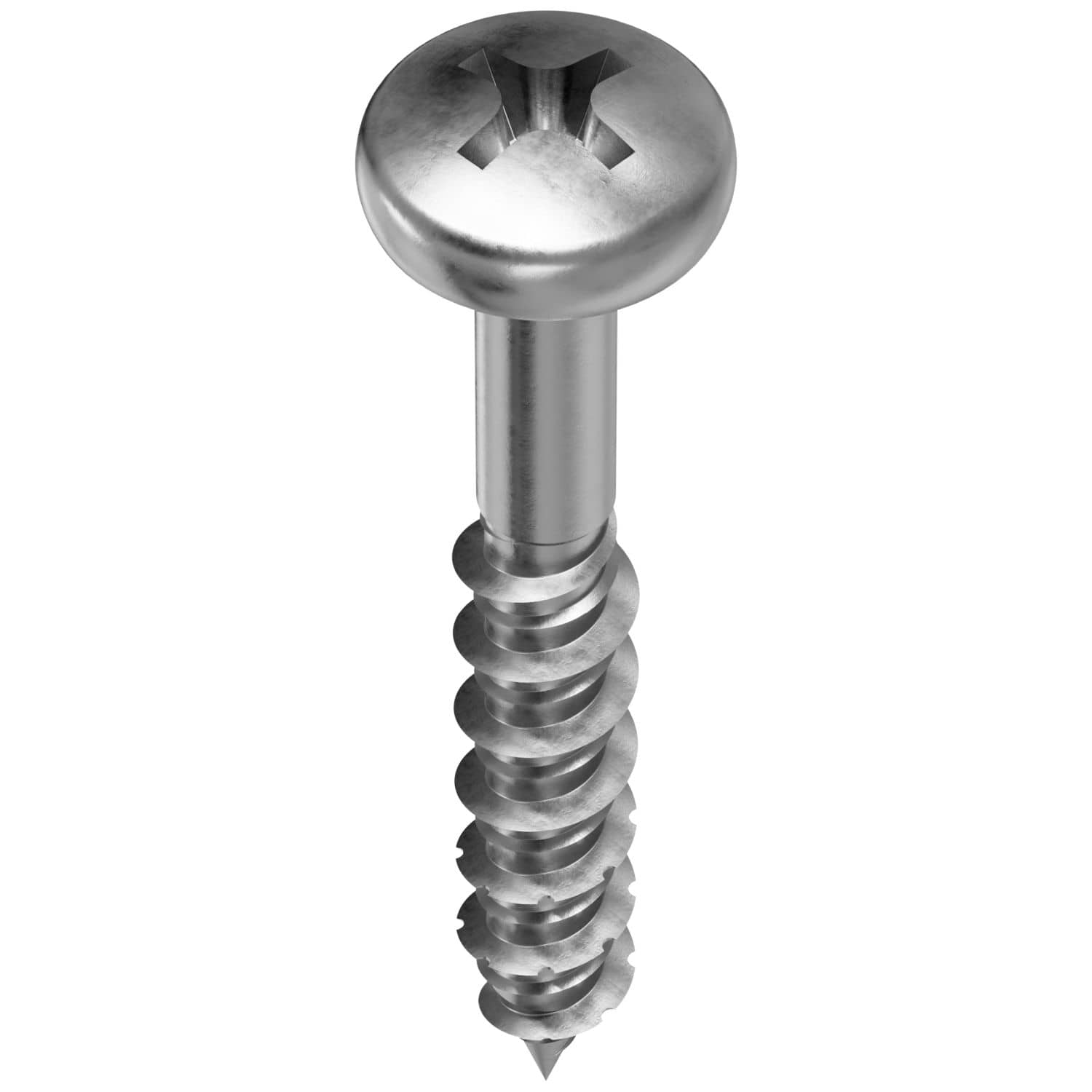 Simpson Strong-Tie T12J150PXM Marine Screw, Pan Head,  #12 x 1-1/2-in. #3 Phillips Drive, Type 316, 1000-Pack