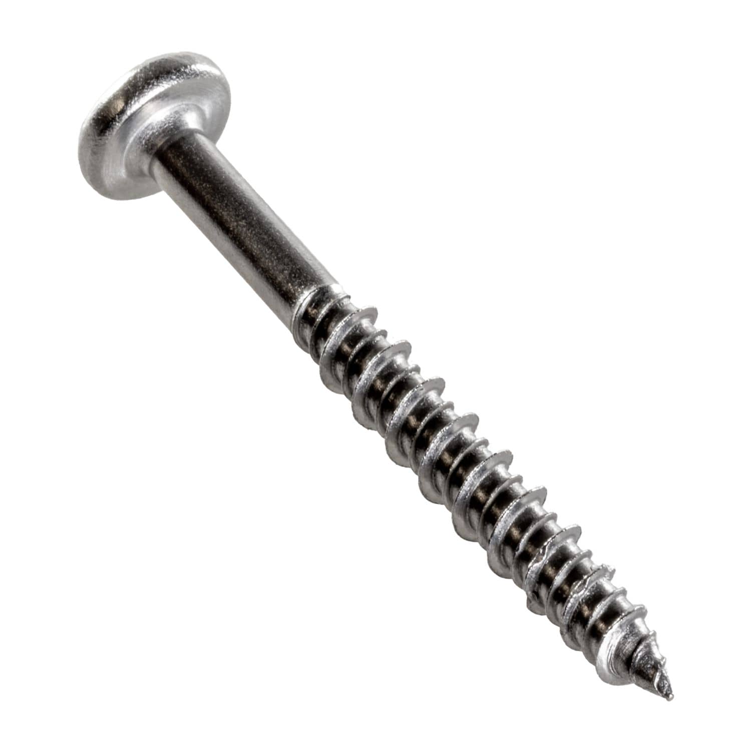 Simpson Strong-Tie T12J200PXC Marine Screw, Pan Head,  #12 x 2-in. #3 Phillips Drive, Type 316, 100-Pack