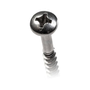 Simpson Strong-Tie T12J200PXM Marine Screw, Pan Head,  #12 x 2-in. #3 Phillips Drive, Type 316, 1000-Pack