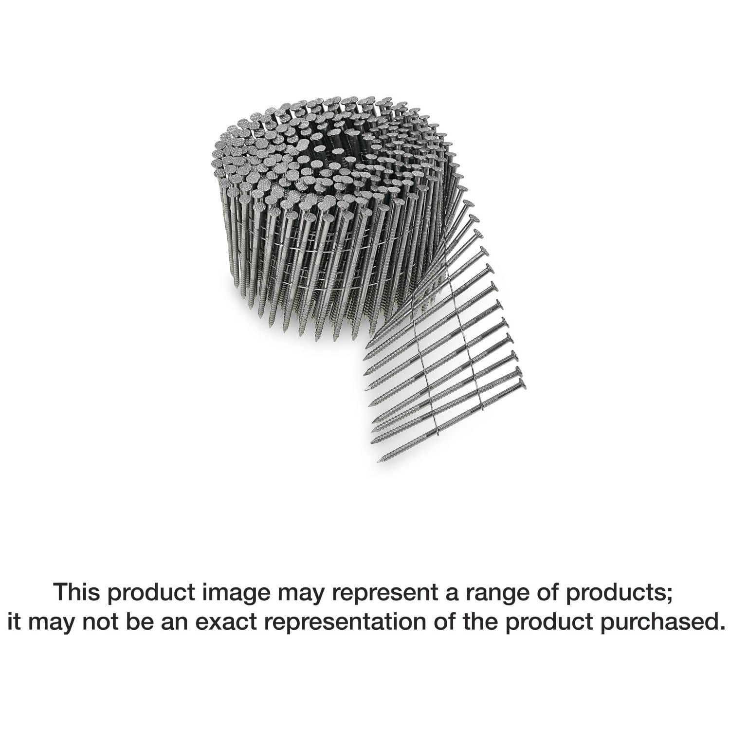 Simpson Strong-Tie T13A225SNJ 15° Wire Coil, Full Round Head, Ring-Shank Siding Nail,  2-1/4-in. Type 316, 1800-Pack