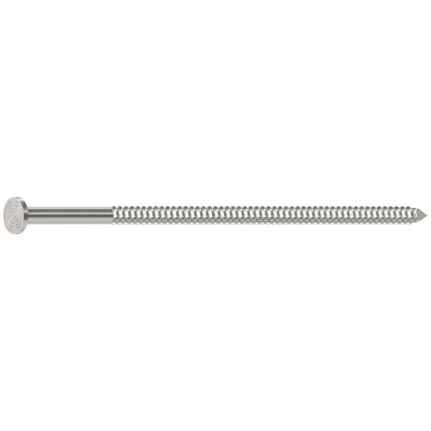 Simpson Strong-Tie T16KR41 Premium Siding Nail,  3-1/2-in. x 1/4-in. Head Dia., Type 316 Stainless Steel, 1-lb.