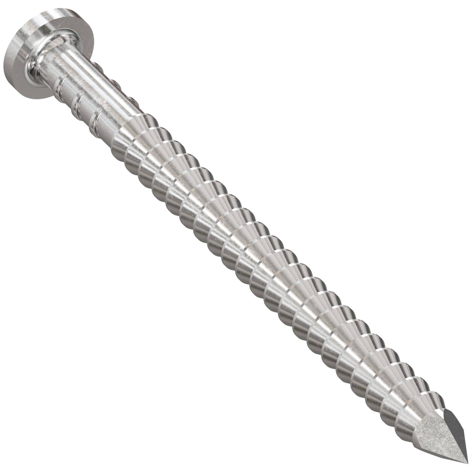 Simpson Strong-Tie T3KR51 Premium Siding Nail,  1-1/4-in. x 5/32-in. Head Dia., Type 316 Stainless Steel, 1-lb.