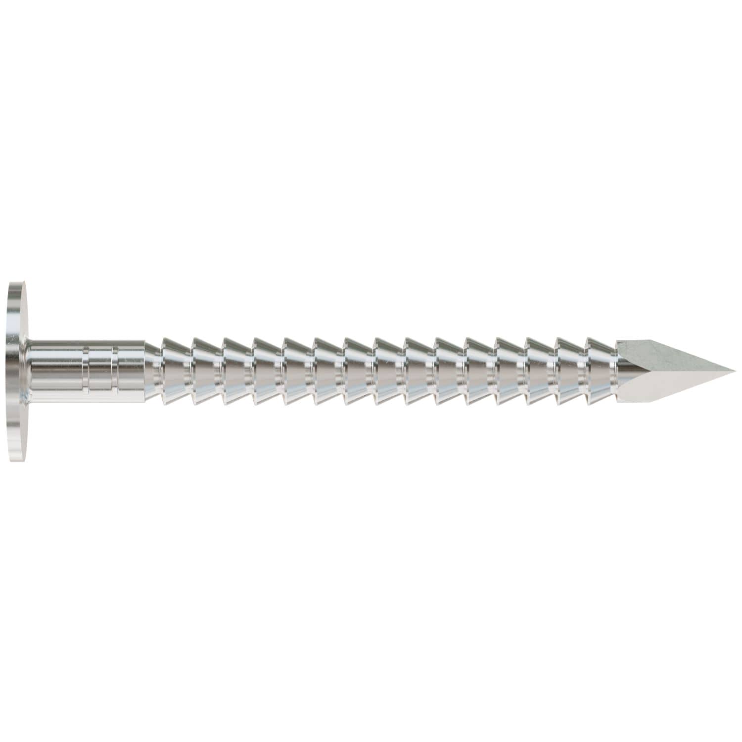 Simpson Strong-Tie T410ARNB Roofing Nail, Annular Ring Shank,  1-1/2-in. x .131-in. Type 316 Stainless Steel, 25-lb.