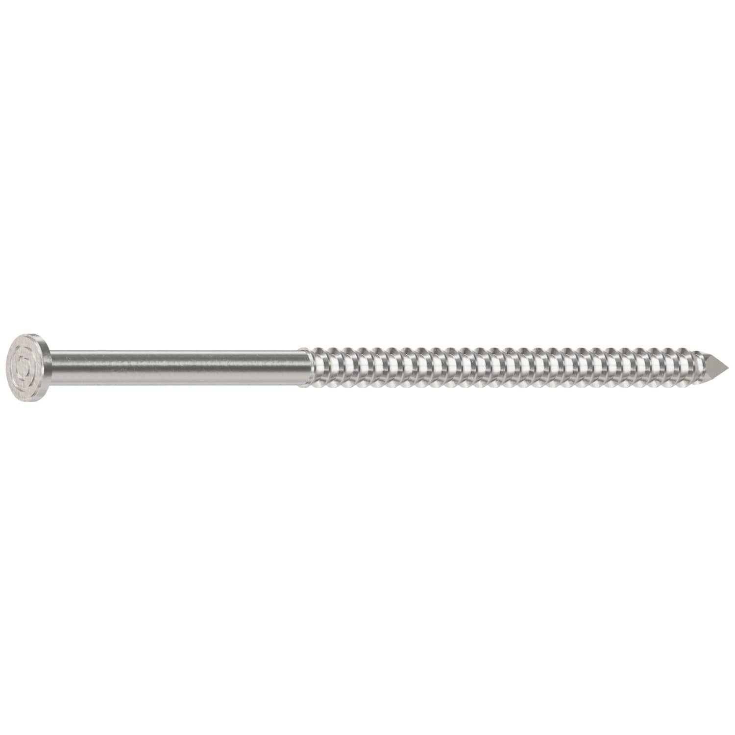 Simpson Strong-Tie T6KR51 Premium Siding Nail,  2-in. x 5/32-in. Head Dia., Type 316 Stainless Steel, 1-lb.