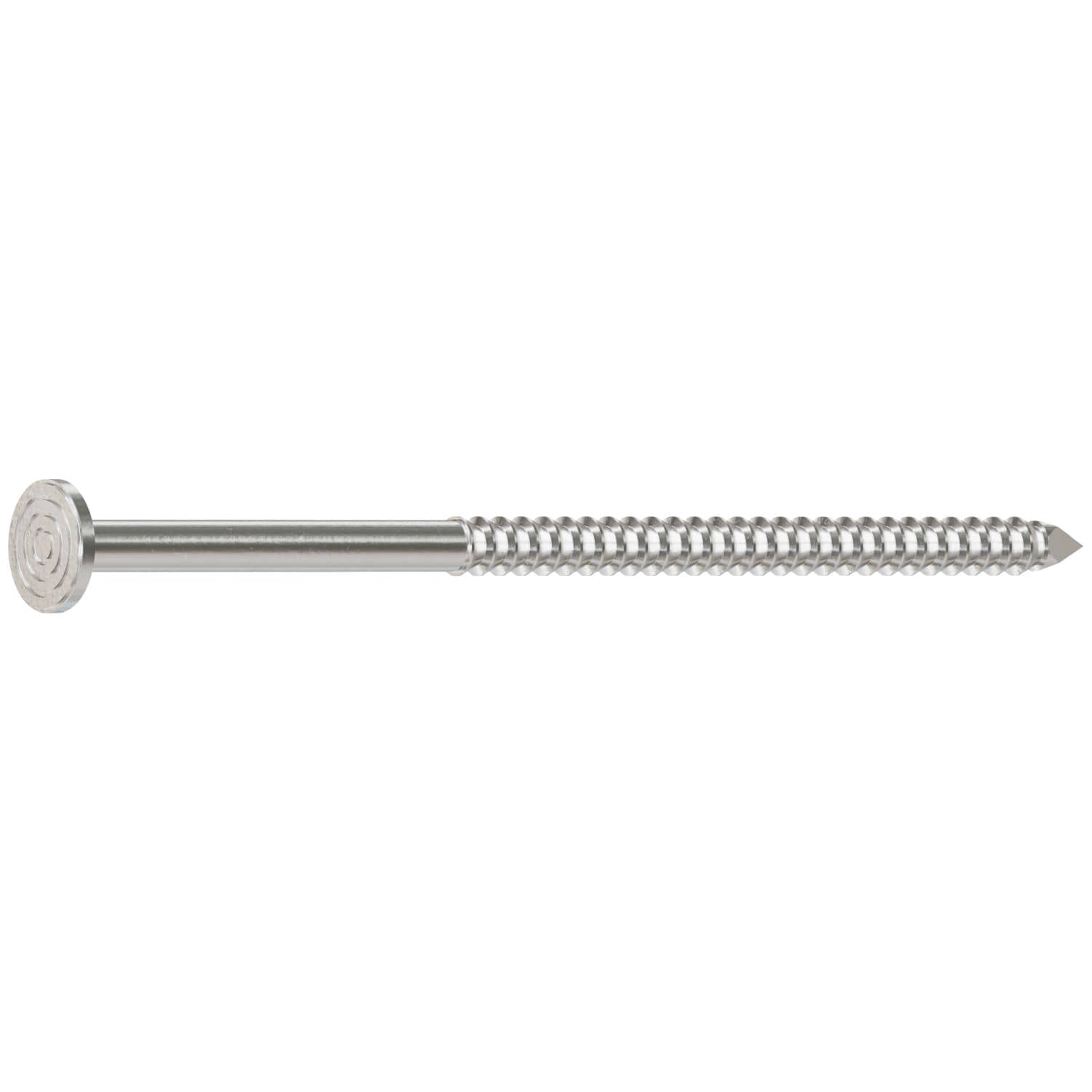 Simpson Strong-Tie T6KR71 Premium Siding Nail,  2-in. x 7/32-in. Head Dia., Type 316 Stainless Steel, 1-lb.