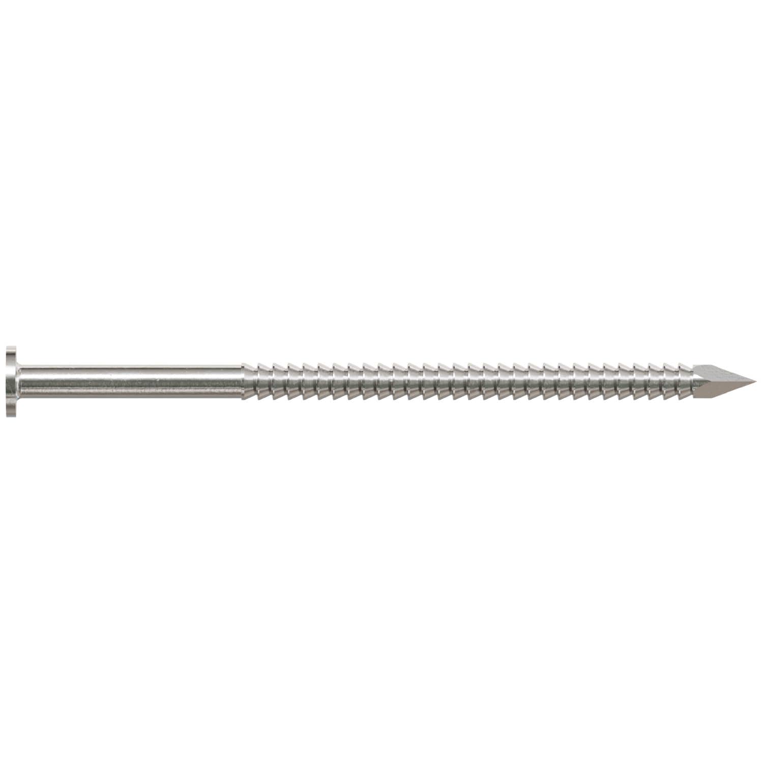 Simpson Strong-Tie T8KRB Premium Siding Nail,  2-1/2-in. x 1/4-in. Head Dia., Type 316 Stainless Steel, 25-lb.