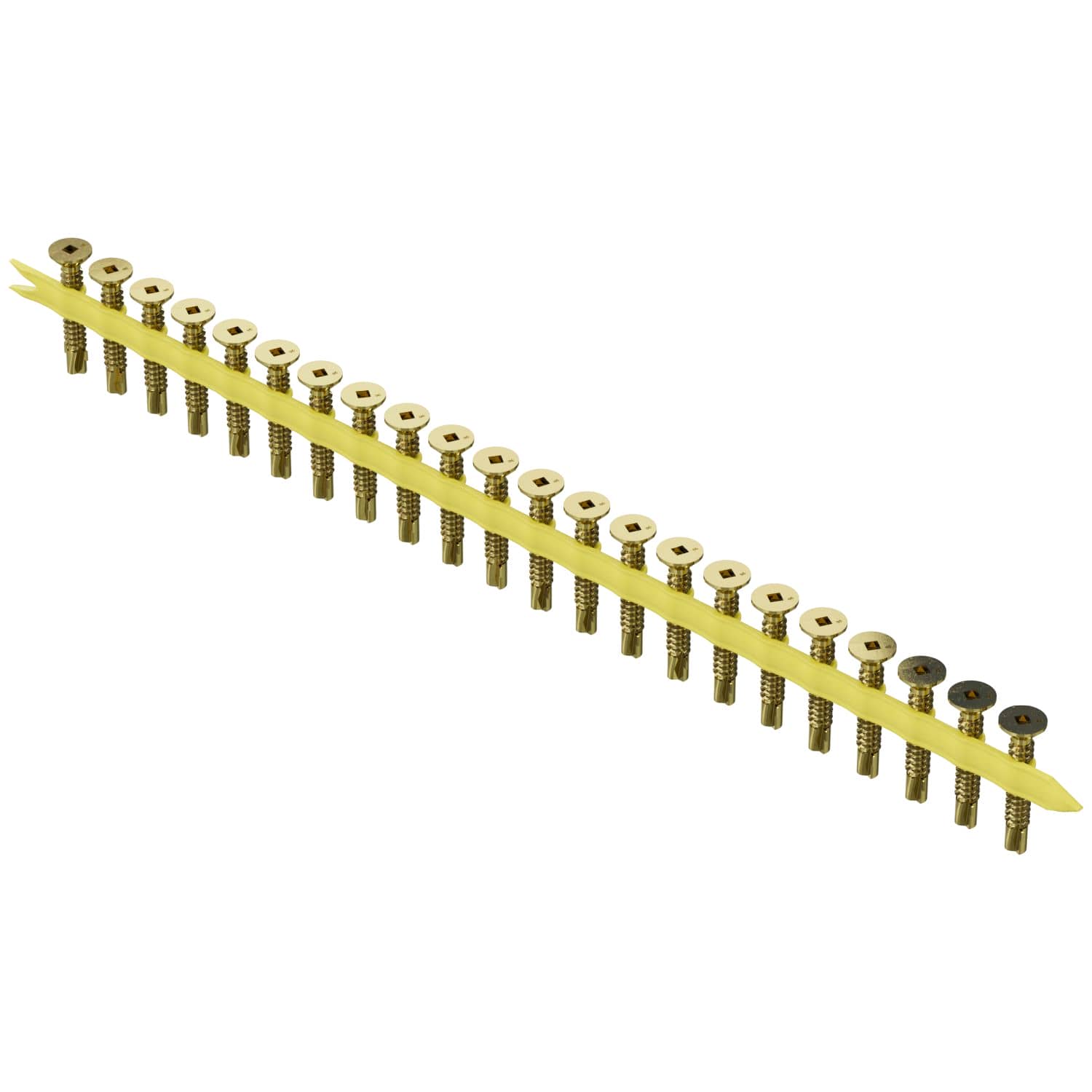 Simpson Strong-Tie TB1440S Strong-Drive TB WOOD-TO-STEEL Screw (Collated),  #14 x 1-9/16-in. Yellow Zinc, 1000-Pack