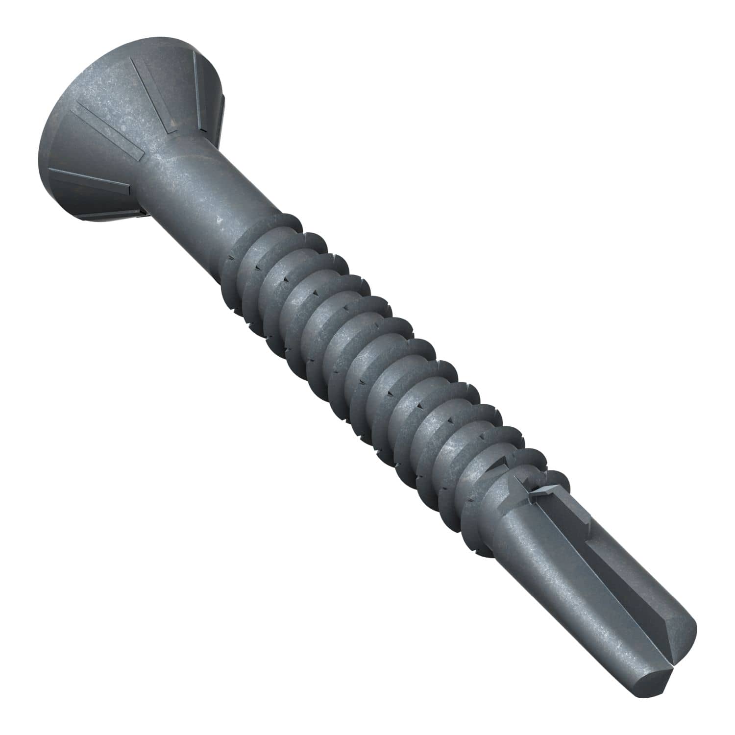 Simpson Strong-Tie TBP1245S Strong-Drive TB WOOD-TO-STEEL Screw (Collated),  #12 x 1-3/4-in. Black Phos., 1000-Pack
