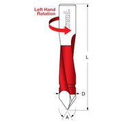 Freud TH47657L 3/16 Through Hole Bit