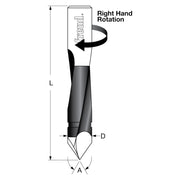 Freud TH70070R 7mm Through Hole Bit