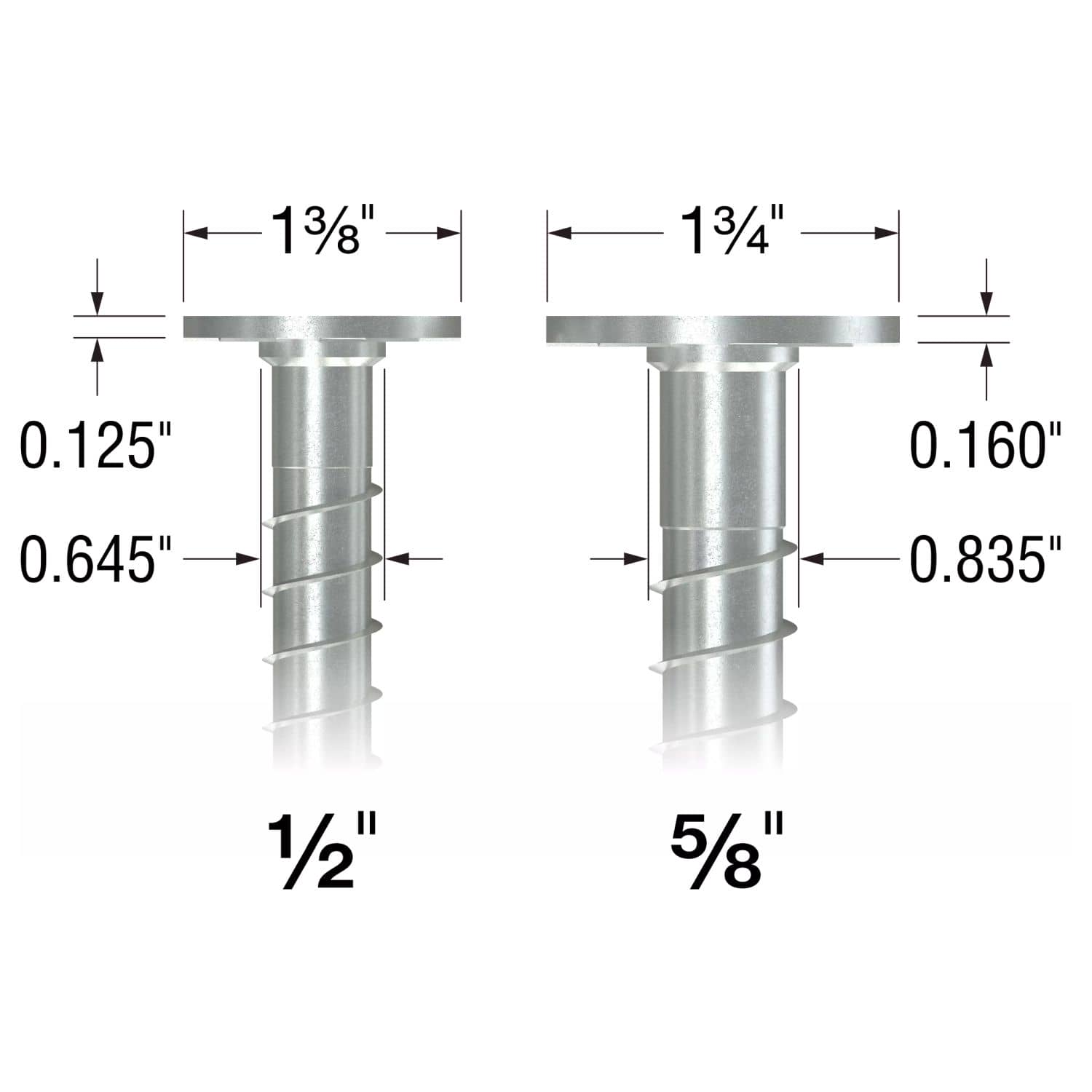 Simpson Strong-Tie THD50800WHMG Titen HD 1/2-in. x 8-in. Mech. Galv. Washer-Head Heavy-Duty Screw Anchor, 15-Pack