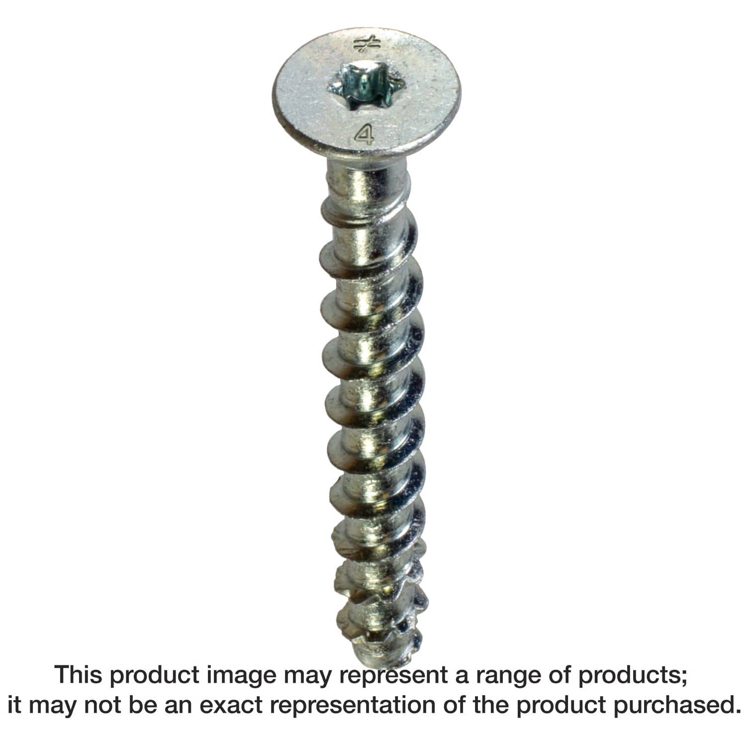 Simpson Strong-Tie THDB25312CS Titen HD 1/4-in. x 3-1/2-in. Zinc-Plated Countersunk Head Heavy-Duty Screw Anchor, 50-Pack