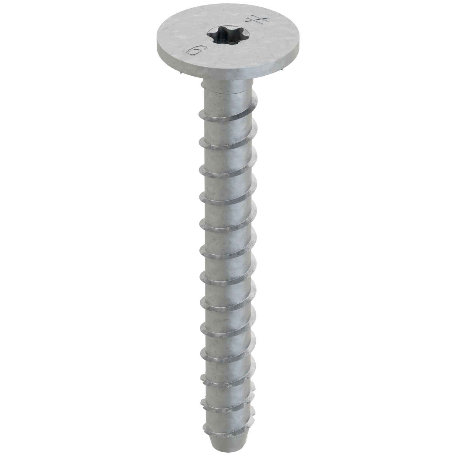 Simpson Strong-Tie THDB62600WHMG Titen HD 5/8-in. x 6-in. Mech. Galv. Washer-Head Heavy-Duty Screw Anchor, 10-Pack