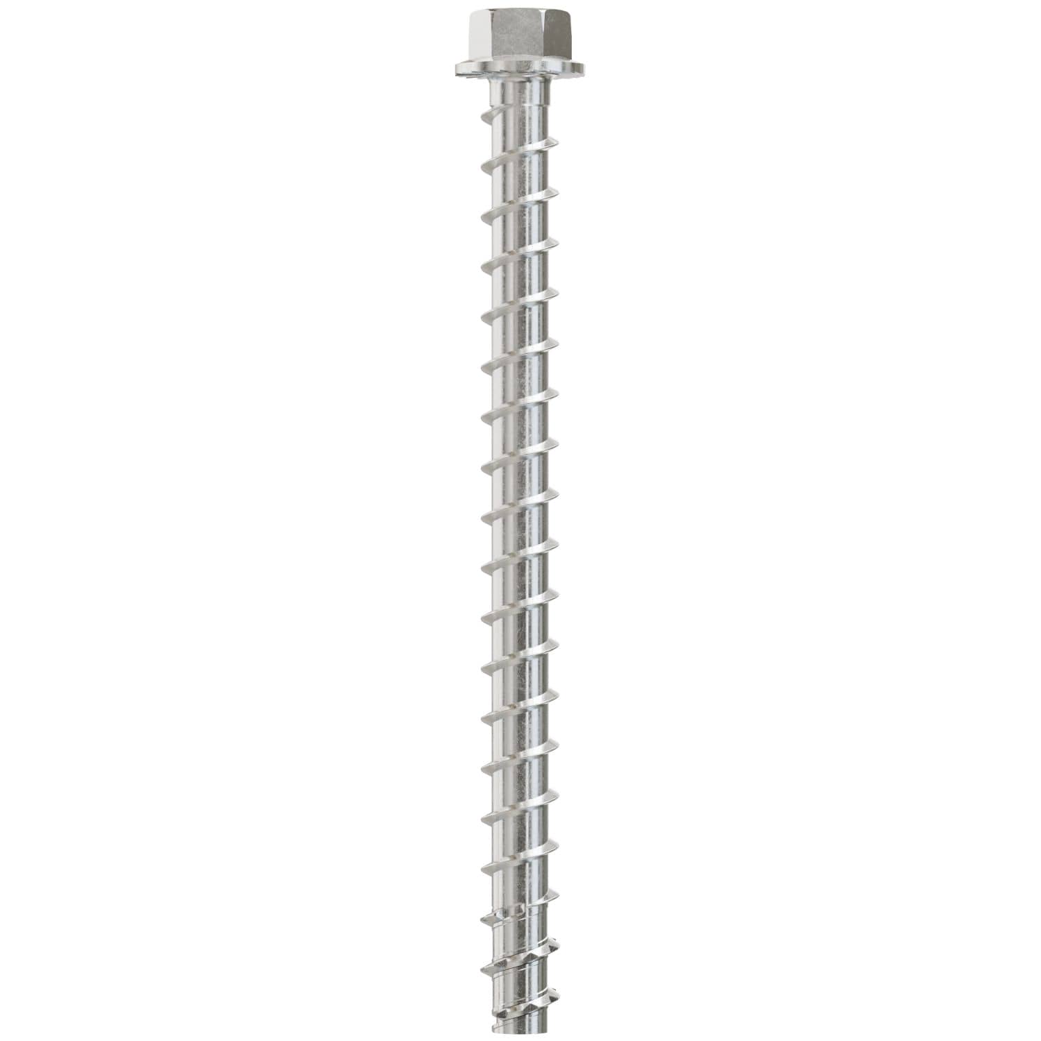 Simpson Strong-Tie THDC25400H6SS Titen HD 1/4-in. x 4-in. Type 316 Stainless-Steel Heavy-Duty Screw Anchor, 50-Pack