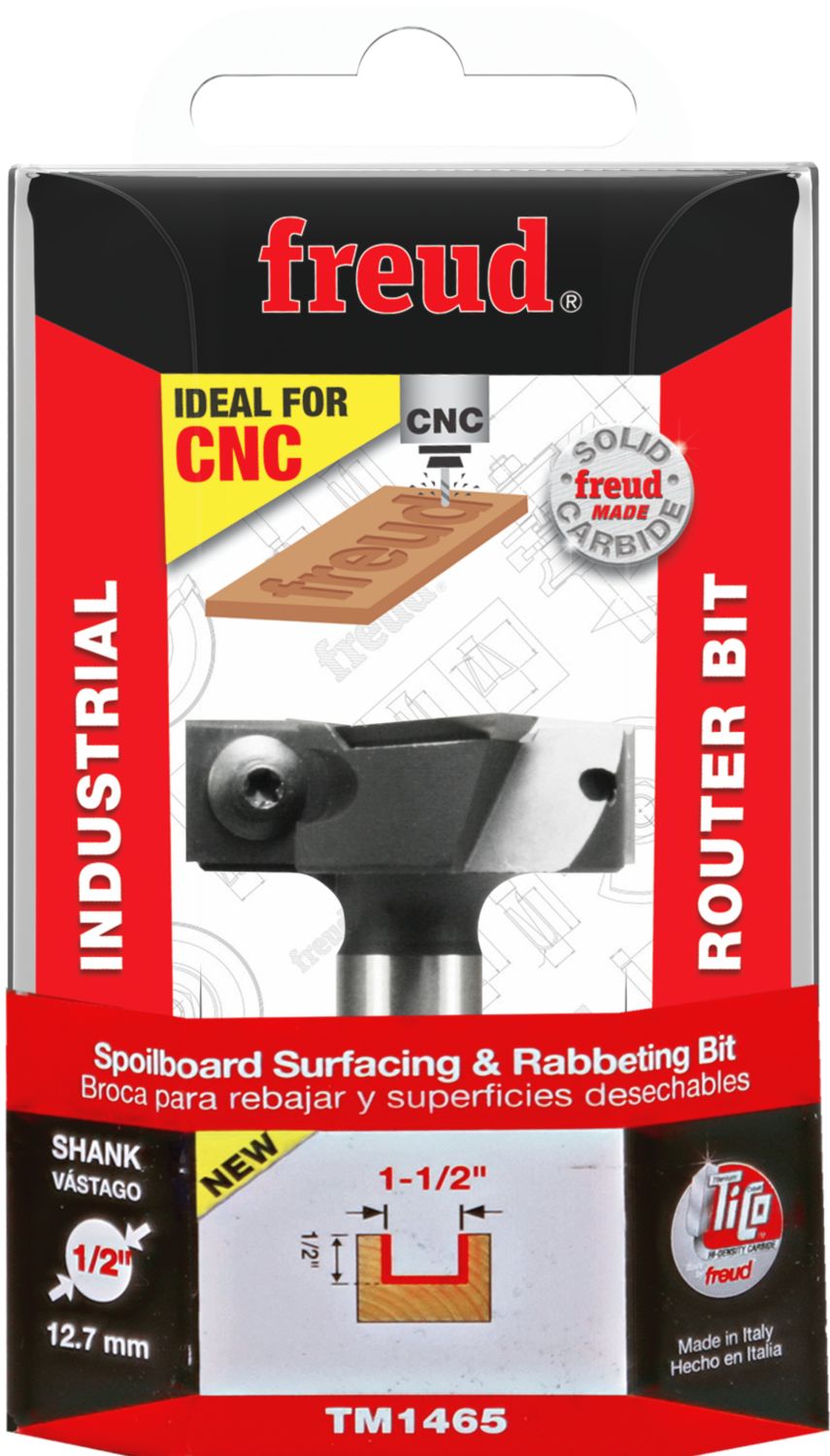 Freud TM1465 Spoilboard Surfacing & Rabbeting Router Bit