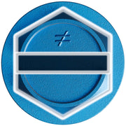 Simpson Strong-Tie TNT18214HB Titen Turbo,  3/16-in. x 2-1/4-in. Hex-Head Concrete and Masonry Screw, Blue, 2000-Pack