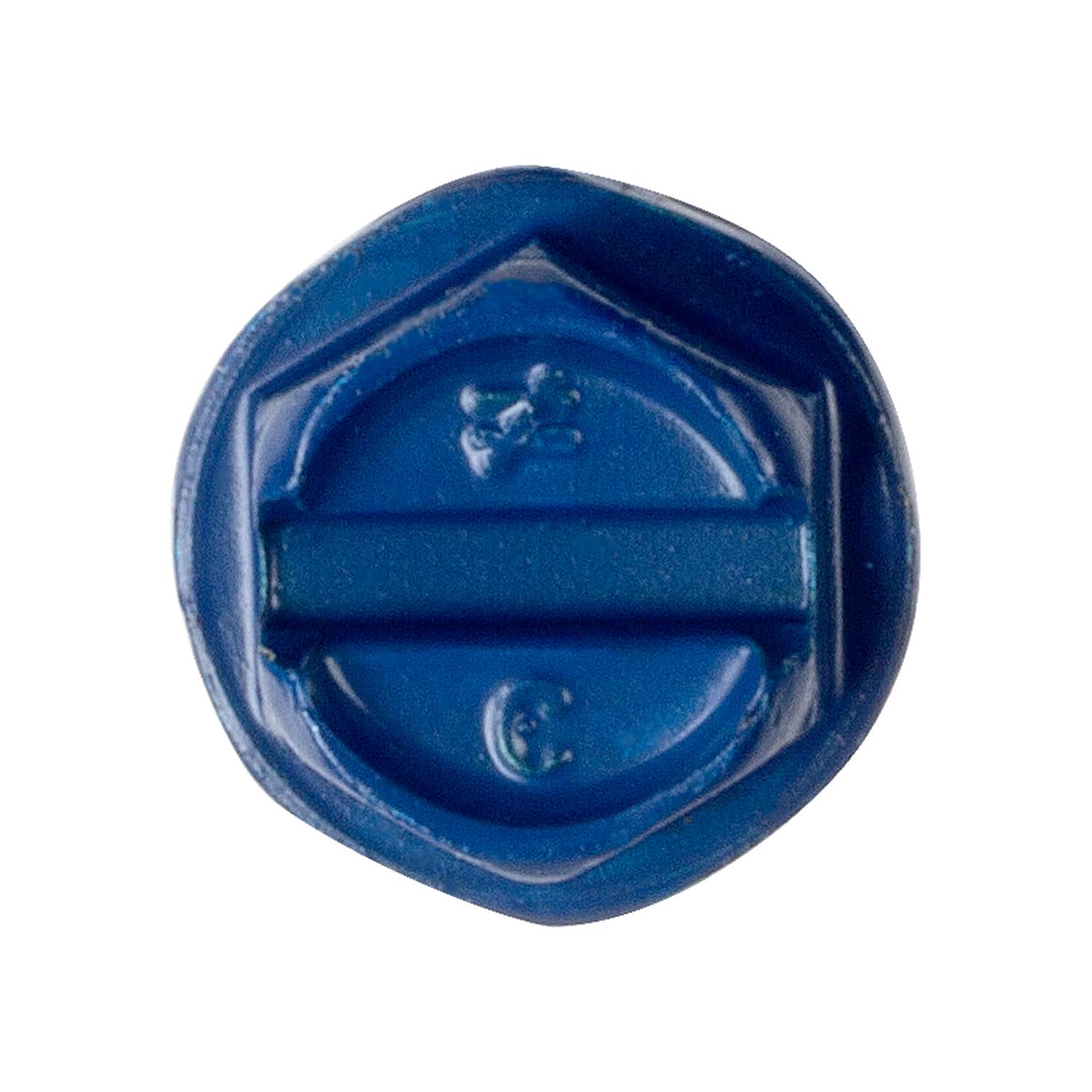 Simpson Strong-Tie TNT18234HC8 Titen Turbo,  3/16-in. x 2-3/4-in. Hex-Head Concrete and Masonry Screw, Blue, 8-Pack