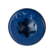 Simpson Strong-Tie TNT18234TFB Titen Turbo,  3/16-in. x 2-3/4-in. 6-Lobe Flat-Head Concrete and Masonry Screw, Blue, 1500-Pack