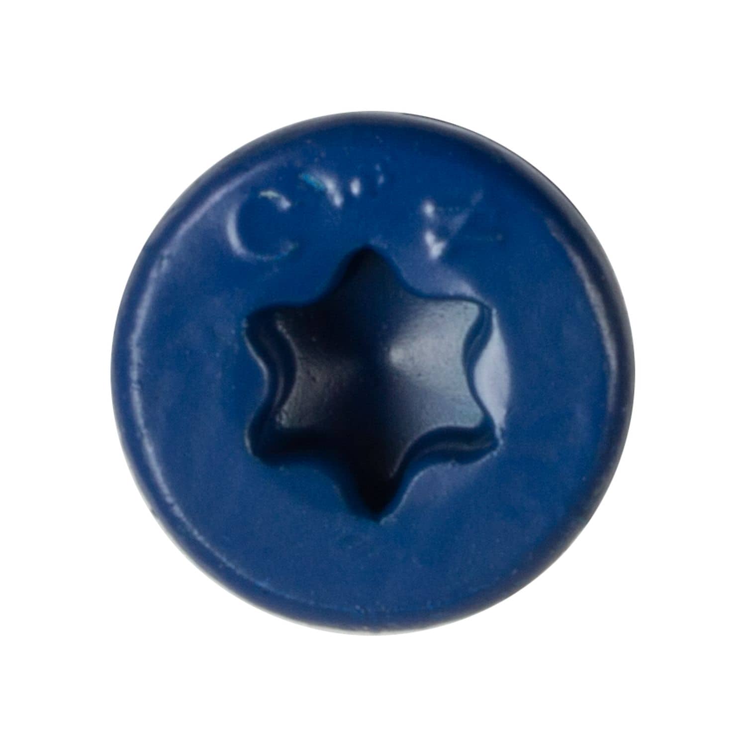 Simpson Strong-Tie TNT18234TFB Titen Turbo,  3/16-in. x 2-3/4-in. 6-Lobe Flat-Head Concrete and Masonry Screw, Blue, 1500-Pack
