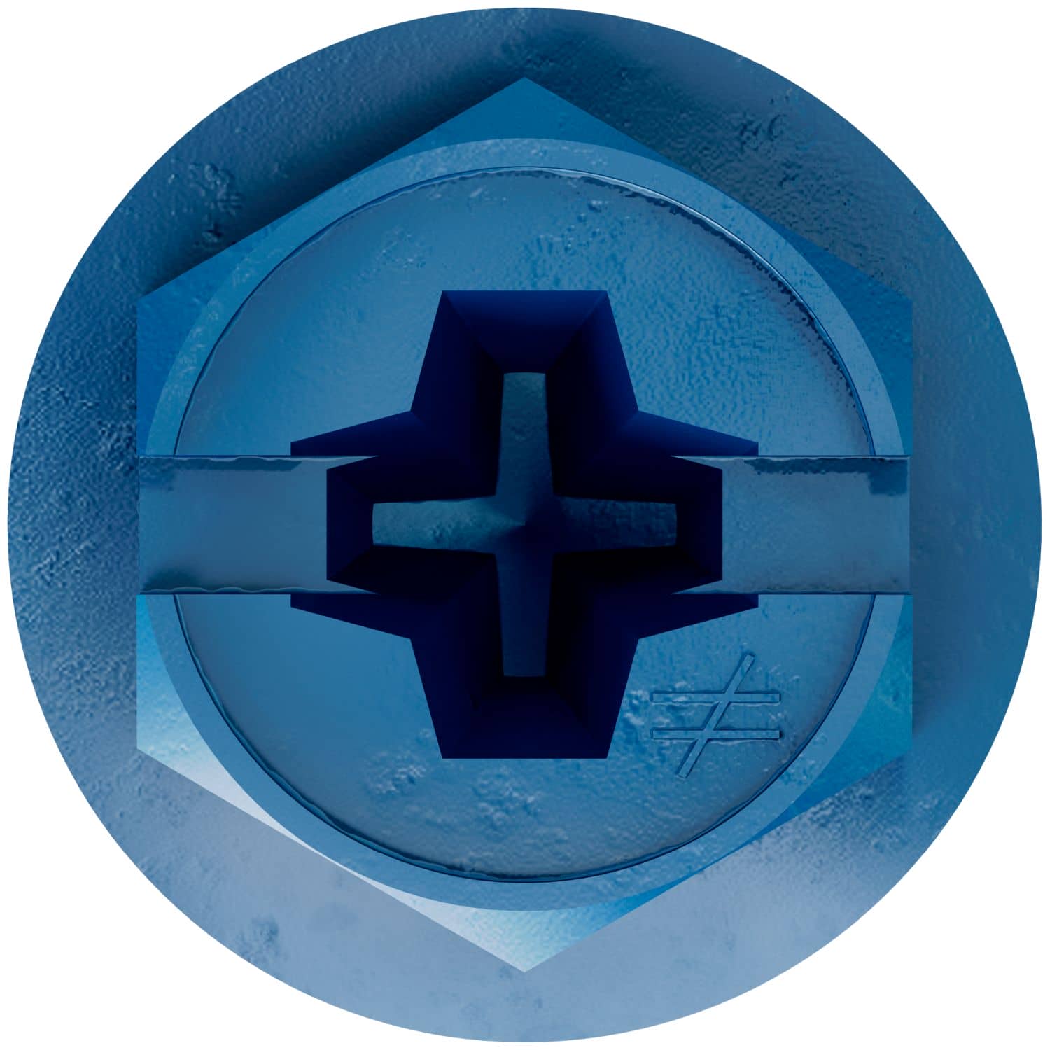 Simpson Strong-Tie TNT25114H Titen Turbo,  1/4-in. x 1-1/4-in. Hex-Head Concrete and Masonry Screw, Blue, 100-Pack
