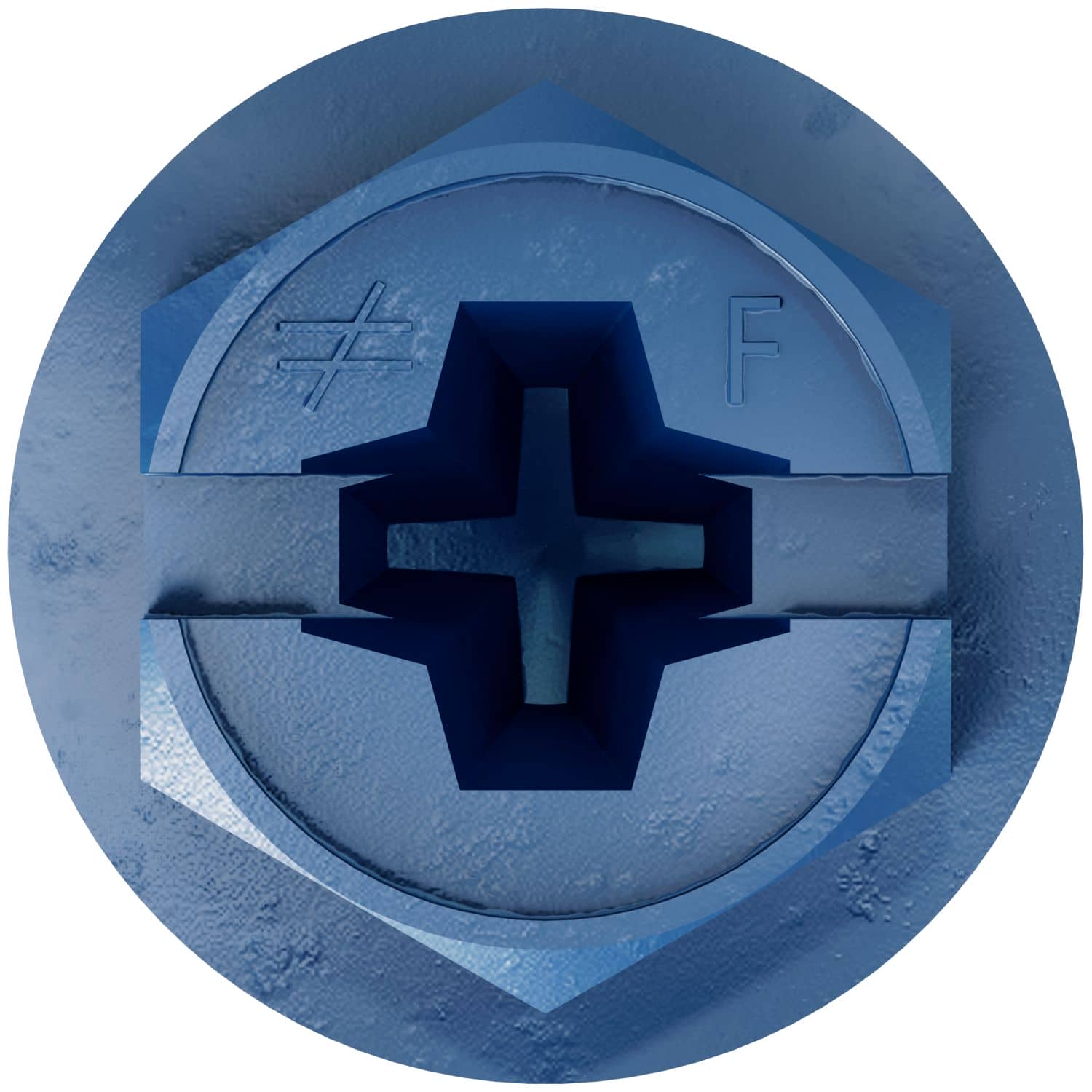 Simpson Strong-Tie TNT25400HC25 Titen Turbo,  1/4-in. x 4-in. Hex-Head Concrete and Masonry Screw, Blue, 25-Pack