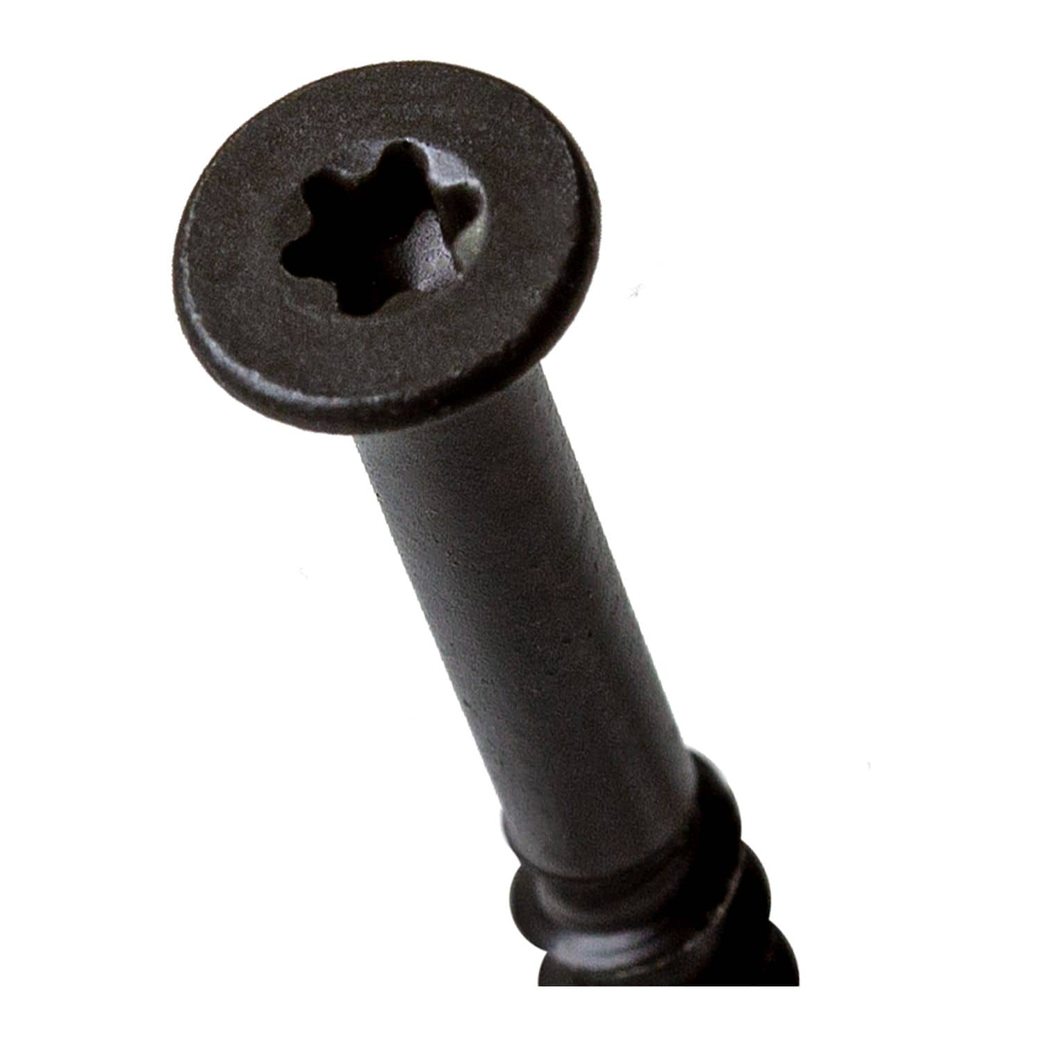 Simpson Strong-Tie TNTB25234TTRB Titen Turbo,  1/4-in. x 2-3/4-in. 6-Lobe Trim-Head Concrete and Masonry Screw, Bronze, 1000-Pack