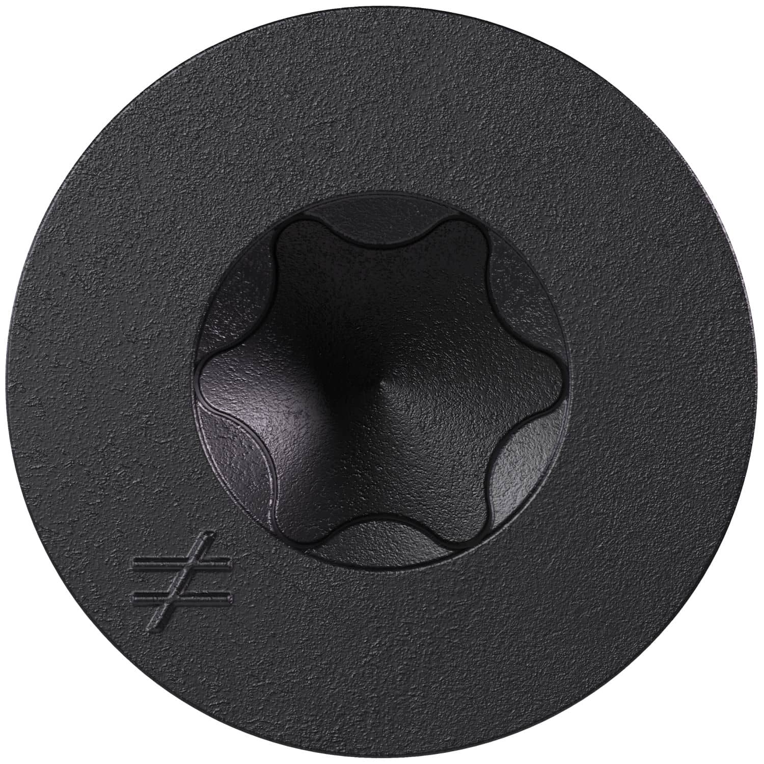 Simpson Strong-Tie TNTBL18114TF Titen Turbo,  3/16-in. x 1-1/4-in. 6-Lobe Flat-Head Concrete and Masonry Screw, Black, 100-Pack