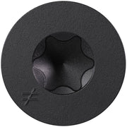 Simpson Strong-Tie TNTBL18114TF Titen Turbo,  3/16-in. x 1-1/4-in. 6-Lobe Flat-Head Concrete and Masonry Screw, Black, 100-Pack