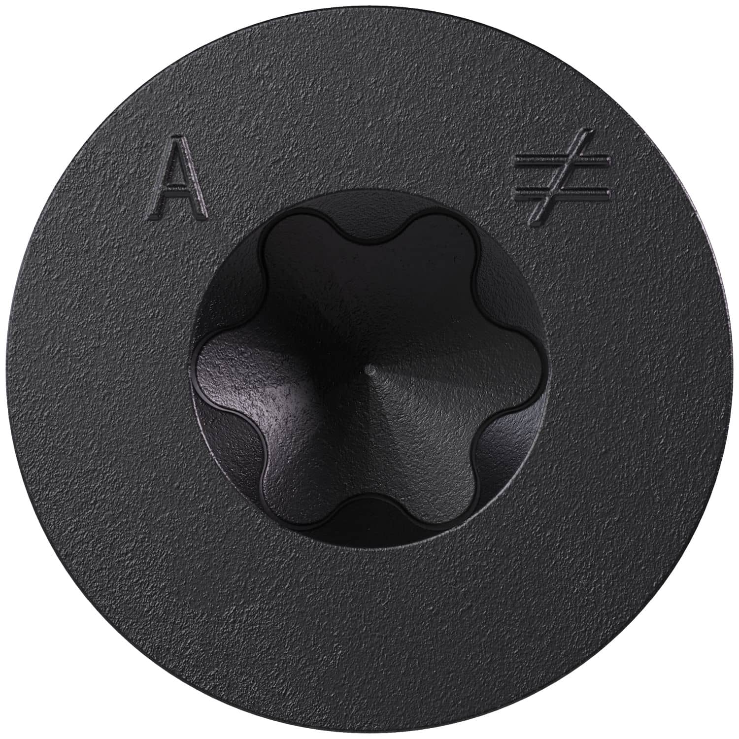 Simpson Strong-Tie TNTBL18134TF Titen Turbo,  3/16-in. x 1-3/4-in. 6-Lobe Flat-Head Concrete and Masonry Screw, Black, 100-Pack