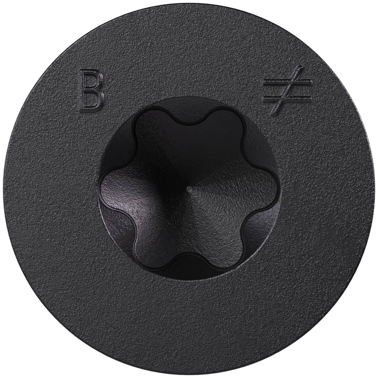 Simpson Strong-Tie TNTBL18214TF Titen Turbo,  3/16-in. x 2-1/4-in. 6-Lobe Flat-Head Concrete and Masonry Screw, Black, 100-Pack