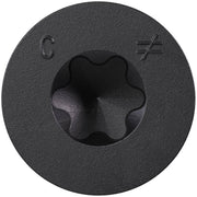 Simpson Strong-Tie TNTBL18234TF Titen Turbo,  3/16-in. x 2-3/4-in. 6-Lobe Flat-Head Concrete and Masonry Screw, Black, 100-Pack
