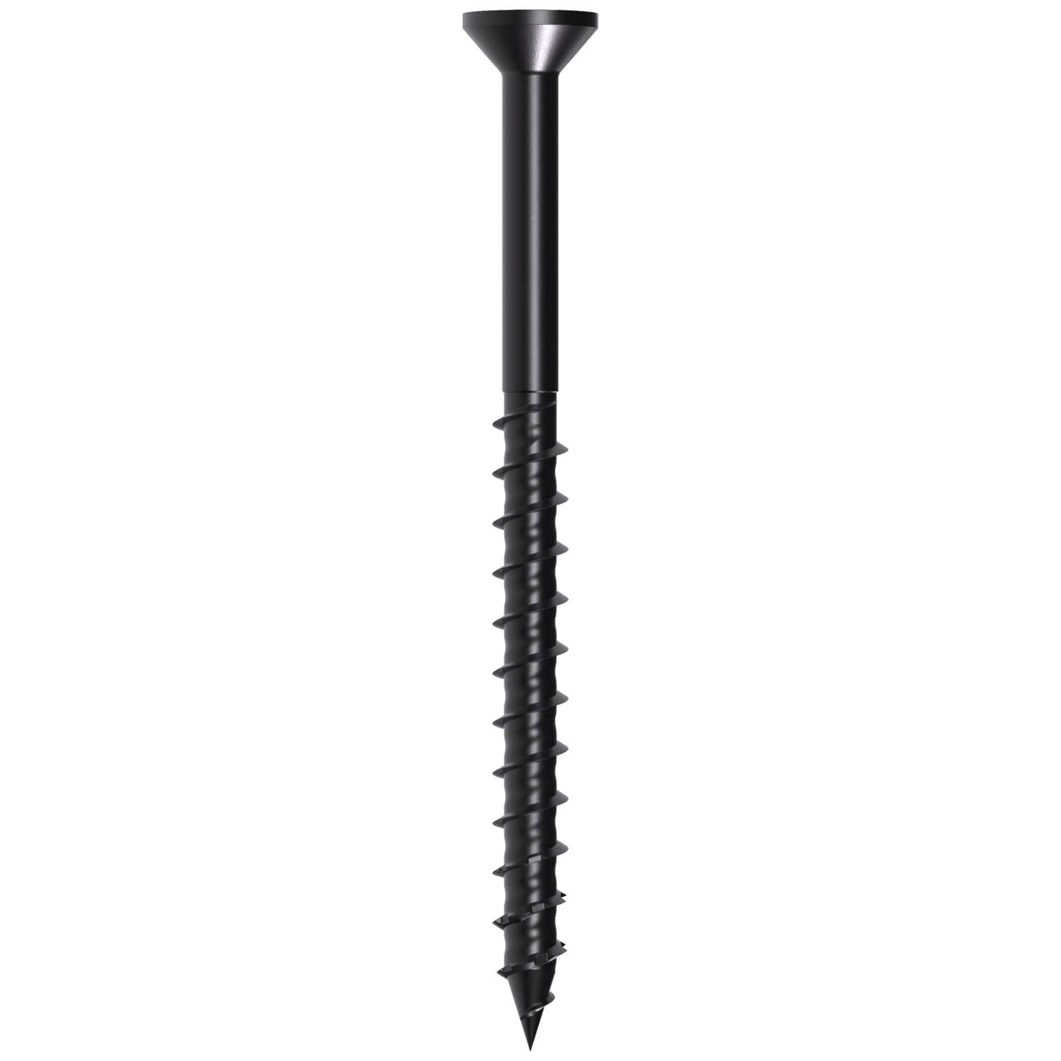 Simpson Strong-Tie TNTBL18234TF Titen Turbo,  3/16-in. x 2-3/4-in. 6-Lobe Flat-Head Concrete and Masonry Screw, Black, 100-Pack