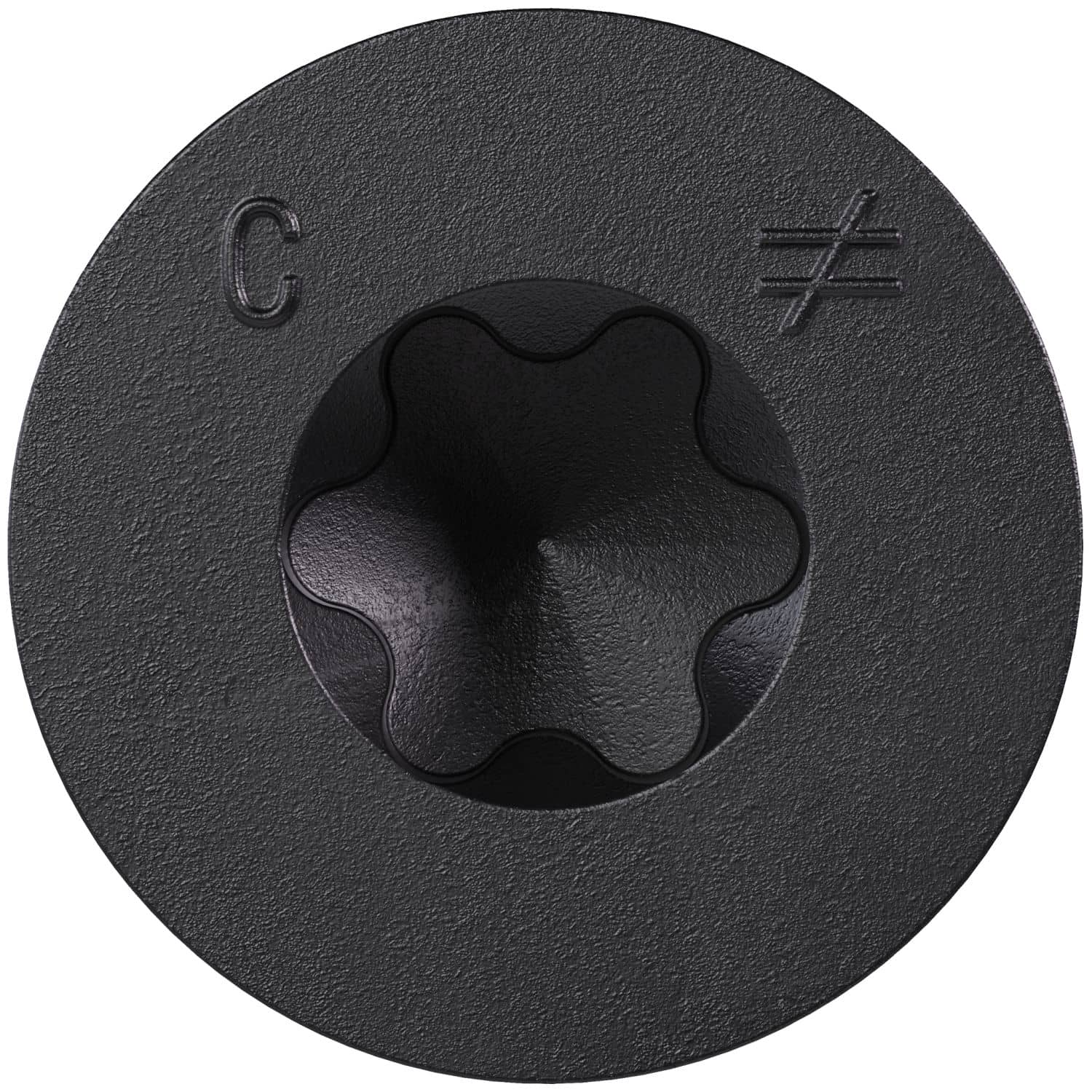 Simpson Strong-Tie TNTBL18234TF Titen Turbo,  3/16-in. x 2-3/4-in. 6-Lobe Flat-Head Concrete and Masonry Screw, Black, 100-Pack