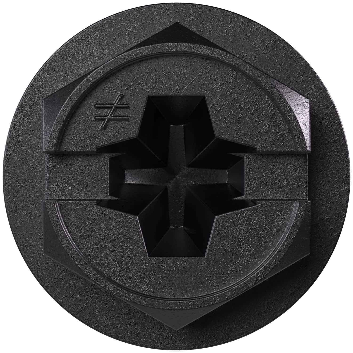 Simpson Strong-Tie TNTBL25114H Titen Turbo,  1/4-in. x 1-1/4-in. Hex-Head Concrete and Masonry Screw, Black, 100-Pack