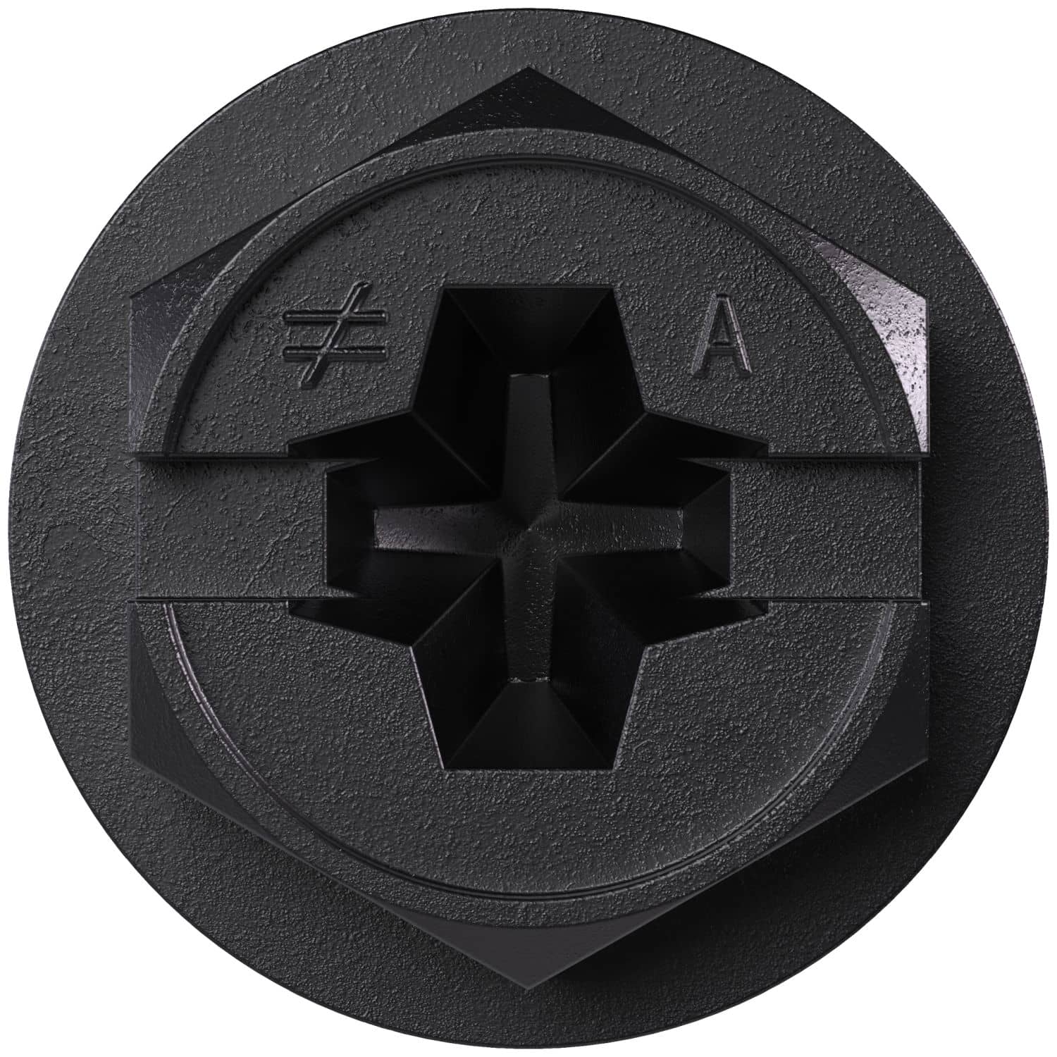 Simpson Strong-Tie TNTBL25134H Titen Turbo,  1/4-in. x 1-3/4-in. Hex-Head Concrete and Masonry Screw, Black, 100-Pack