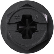 Simpson Strong-Tie TNTBL25134H Titen Turbo,  1/4-in. x 1-3/4-in. Hex-Head Concrete and Masonry Screw, Black, 100-Pack