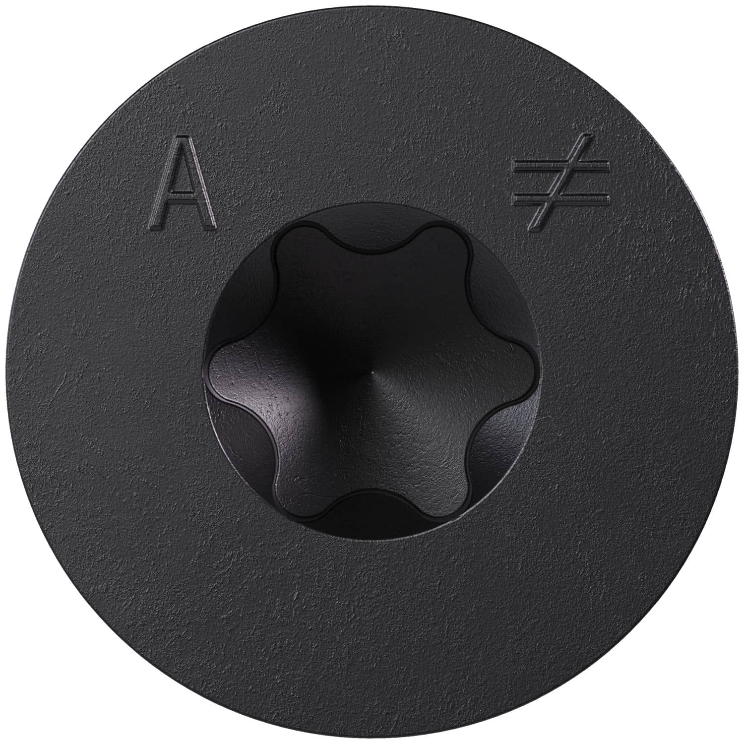 Simpson Strong-Tie TNTBL25134TF Titen Turbo,  1/4-in. x 1-3/4-in. 6-Lobe Flat-Head Concrete and Masonry Screw, Black, 100-Pack