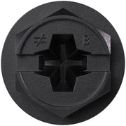 Simpson Strong-Tie TNTBL25214H Titen Turbo,  1/4-in. x 2-1/4-in. Hex-Head Concrete and Masonry Screw, Black, 100-Pack