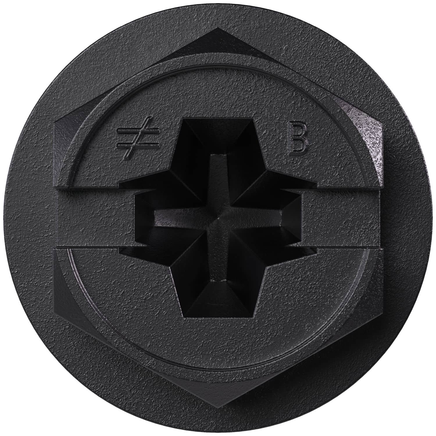 Simpson Strong-Tie TNTBL25214H Titen Turbo,  1/4-in. x 2-1/4-in. Hex-Head Concrete and Masonry Screw, Black, 100-Pack