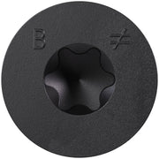 Simpson Strong-Tie TNTBL25214TF Titen Turbo,  1/4-in. x 2-1/4-in. 6-Lobe Flat-Head Concrete and Masonry Screw, Black, 100-Pack