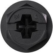 Simpson Strong-Tie TNTBL25234H Titen Turbo,  1/4-in. x 2-3/4-in. Hex-Head Concrete and Masonry Screw, Black, 100-Pack
