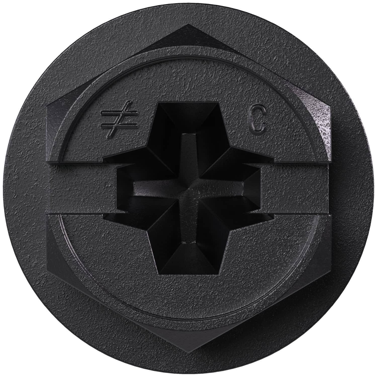 Simpson Strong-Tie TNTBL25234H Titen Turbo,  1/4-in. x 2-3/4-in. Hex-Head Concrete and Masonry Screw, Black, 100-Pack