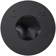 Simpson Strong-Tie TNTBL25234TF Titen Turbo,  1/4-in. x 2-3/4-in. 6-Lobe Flat-Head Concrete and Masonry Screw, Black, 100-Pack