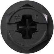 Simpson Strong-Tie TNTBL25314H Titen Turbo,  1/4-in. x 3-1/4-in. Hex-Head Concrete and Masonry Screw, Black, 100-Pack