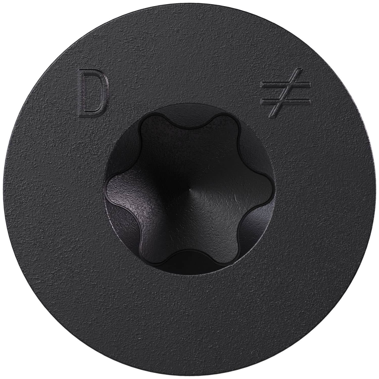 Simpson Strong-Tie TNTBL25314TF Titen Turbo,  1/4-in. x 3-1/4-in. 6-Lobe Flat-Head Concrete and Masonry Screw, Black, 100-Pack